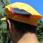 Vintage Soviet Yellow Cap, Cotton Yellow Hat 100% cotton, Vilage Ukrainian Hat, Vintage Sun Hat, USS