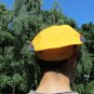 Vintage Soviet Yellow Cap, Cotton Yellow Hat 100% cotton, Vilage Ukrainian Hat, Vintage Sun Hat, USS