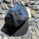 Black made in USSR Baseball Cap, low profile baseball cap with self fabric touch strap. Light weight