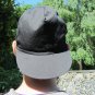 Black made in USSR Baseball Cap, low profile baseball cap with self fabric touch strap. Light weight
