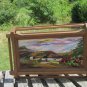 Handmade Framed Scenery Wall Hanging Tapestry, Tapestry wall hanging, Art Handmade Scenery Tapestry,