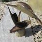 Vintage horn stork figurine, USSR horn sculpture, horn collectible sculpture, Stork figurine from ho