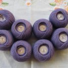Purple Crochet Knitting Thread Skeins 100% Cotton, 8 Knitting supplies, Knitting supplies, Knitting 