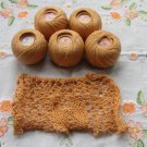 Salmon Crochet Knitting Thread Skeins 100% Cotton, 5 Knitting supplies, Knitting supplies, Knitting 