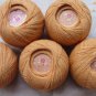 Salmon Crochet Knitting Thread Skeins 100% Cotton, 5 Knitting supplies, Knitting supplies, Knitting 