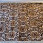 Germany Vintage Square Tablecloth, GDR Era, fringe edges tablecloth, germany vintage tablecloth, ca
