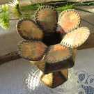 Paper Vase made from postcards USSR, Art decor paper vase, USSR paper postcards handmade vase, Vse f
