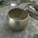 Decorative Metal Jar Bowl Container, Vintage Sugar Bowl, Round Trinket Bowl, Small Kitchen Solt Stor