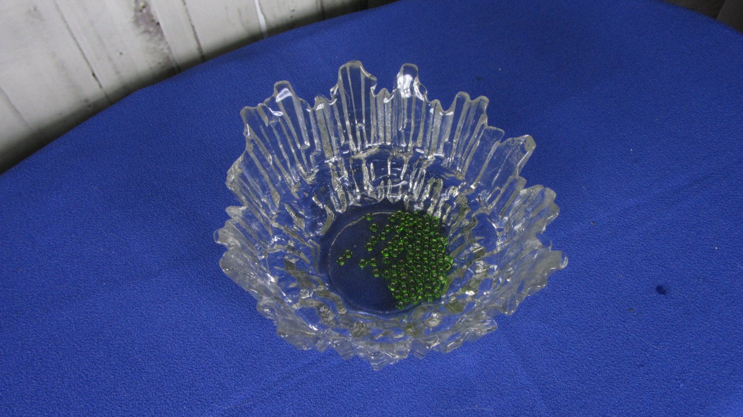 Glass cookie jar, Meteorite Key Plate, Vintage Hge Punch Bowl Falling Star Shaped, Salad plate on st