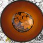 Hand Painted Russian Vintage Wooden Bowl, Traditional Russian Khokhloma Bowl, Floral Wooden Bowl, La