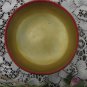 Russian Khokhloma Bowl, Traditional Russian vintage hand painted wooden bowl, Strawberry Wooden Bowl