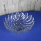 Salad plate white bowl, classic USSR tableware kitchen, Vintage Salad Bowl for Punch, Glass cookie j