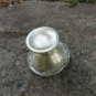 Small Home decor metal wax melter, Vintage Metal Candlestick Holders Wax Melter, Wide Rustic candle 