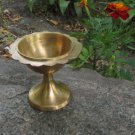 Vintage Metal Candlestick Holders Wax Melter, Brass Home decor metal wax melter, Wide Rustic candle 