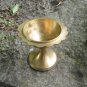 Vintage Metal Candlestick Holders Wax Melter, Brass Home decor metal wax melter, Wide Rustic candle