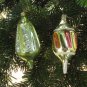 2 Ball Decor Antique Christmas set, Vintage 2 Balls Set Christmas Ornament, Ball xmas ornament, Chri