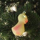 Christmas Vintage Ornament Duck Ball, glass ball ornament, Antique Christmas decor, Christmas orname