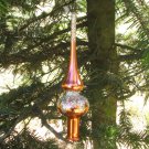Tree Top Vintage Christmas Ornament, Glass tree ornament, Antique Christmas top tree decor, Christma