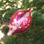 Vintage Christmas Ornament Set, glass 3 balls set ornament, Antique Christmas decor, Christmas ornam
