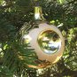 Vintage Christmas Ornament, 2 glass balls ornament, gold, Antique Christmas decor, Christmas ornamen