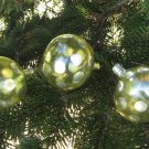 Vintage Christmas Ornament,glass ball ornament, polka, Antique Christmas decor, USSR, Soviet Christm