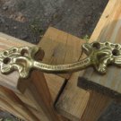 Furniture Drawer Handles Set Deco Design Set of 2 DIY project, Vintage Deco Style Golden Colored Met