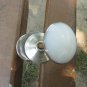 Two side White Vintage door knobs, Door handles White knobs, Shabby chic decor, White Shabby chic do