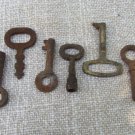 6 Keys for craft and decor, Vintage skeleton keys weding favor, Wholesale Keys lot 6 pcs, large anti
