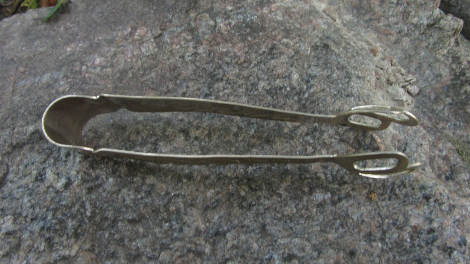 Vintage Silver colored sugar tongs, Vintage tableware Metal sugar tongs, Sugar nips, Sugar pincers,