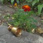 Metal Golden drinking shot for cognac, Small Light Golden Shot glass/cup for vodka, Golden midcentur