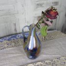 Pitcher Juice Jug, Soviet Era Vase, Juice/Milk bowl, Art Decor Glass Vase, Mid Century kitchen decor