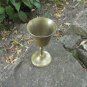 Golden midcentury lookind cup with writing, Dark Golden Goblet Hand Curved For Vine, Game of thrones