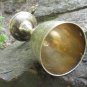Hand Curved For Vine Silver Goblet, Silver midcentury cup, Decor goblet, Silver drinking party hand 