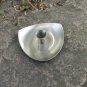 Medium silver color Vintage Goblet with candleholder, Midcentury lookind cup with candle holder, Vin