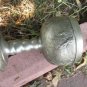 Vintage Medium silver color Goblet with curved siluettes, Midcentury lookind cup with patterns, Vine