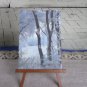Christmas Wood Photo Post Cards Set of Two Unused New Blank USSR, Winter Wood Christmas Post Card Se
