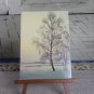 Christmas Wood Photo Post Cards Set of Two Unused New Blank USSR, Winter Wood Christmas Post Card Se