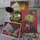 Set oF Three New Unused Photo Collage USSR Christmas Post Cards Gift, Classic USSR Era Post cards fo