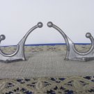 2 DIY Projects hooks for decor Light Medium Wall Rack Hooks USSR 1970s, Medium Soviet Vintage Alumin
