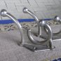 2 Huge Wall Rack Hooks USSR 1970s, Soviet Vintage Huge Aluminium Clothes Hook, Clothes hangers, DIY