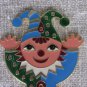 Kids Room Wall Hooks Arlequin Clown, Colorfull Clown Hook Kids Room Decor Idea, Decor Baby Room Idea