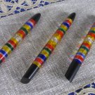 Rainbow Colorfull Plexiglass DIY Handle Pen Three Set, Set Of 3 DIY Handles For Christmas Decor, USS