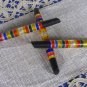 Rainbow Colorfull Plexiglass DIY Handle Pen Three Set, Set Of 3 DIY Handles For Christmas Decor, USS