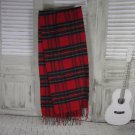 Red Striped Schurwolle Cashmere Shawl Winter Couzy Accessorie, Cashmere Scarf Gift For Her, Warm Win