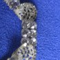 Round Great Condition Silver Rhinestones Belt Buckle, Vintage Metal Belt Buckle Silver Metal, Belt B