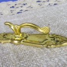 Small Golden Metal Door Knob Handle, Vintage Looking Rest Room Handle, Patterned Vintage Hook/Knob, 
