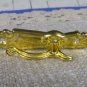 Small Golden Metal Door Knob Handle, Vintage Looking Rest Room Handle, Patterned Vintage Hook/Knob,