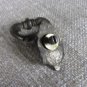 Victorian Dark Silver Cottage Country Decor Handle, Shabby Decor Handle, Shabby Chic Country Furnitu