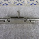 Vintage Silver Door Lock Espagnolettes, Lock From One Side Silver Door Decor, Usefull DIY Project Ac