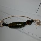 HandMade Gemstone Brooch Pure Bronze